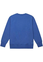 Mitchell and Ness Kansas Jayhawks Mens Blue Playoff Win Long Sleeve Fashion Sweatshirt