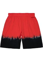 Mitchell and Ness Kansas City Chiefs Mens Red TIE DYE Shorts