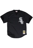 Bo Jackson Chicago White Sox Mitchell and Ness Batting Practice Pullover Cooperstown Jersey - Blac..
