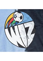 Mitchell and Ness Sporting Kansas City Blue Retro 2.0 Tie Dye Short Sleeve Fashion T Shirt