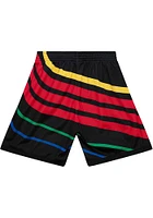 Mitchell and Ness Sporting Kansas City Mens Black Retro 2.0 Sublimated Mesh Shorts