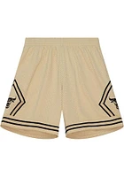 Mitchell and Ness Chicago Bulls Mens Tan Khaki Swingman Shorts