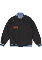 Mitchell and Ness Cleveland Cavaliers Mens Black Authentic Warm Up Medium Weight Jacket