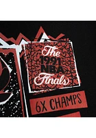 Mitchell AND Ness Chicago Bulls Black BORN BRED Short Sleeve T Shirt