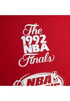 Mitchell and Ness Chicago Bulls Mens Red CHERRY BOMB Long Sleeve Hoodie