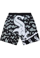 Mitchell and Ness Chicago White Sox Mens Black Jumbotron 2.0 Sublimated Shorts