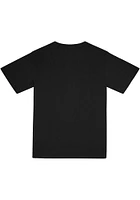 Mitchell and Ness Detroit Pistons Black NBA MVP LOGO Short Sleeve T Shirt