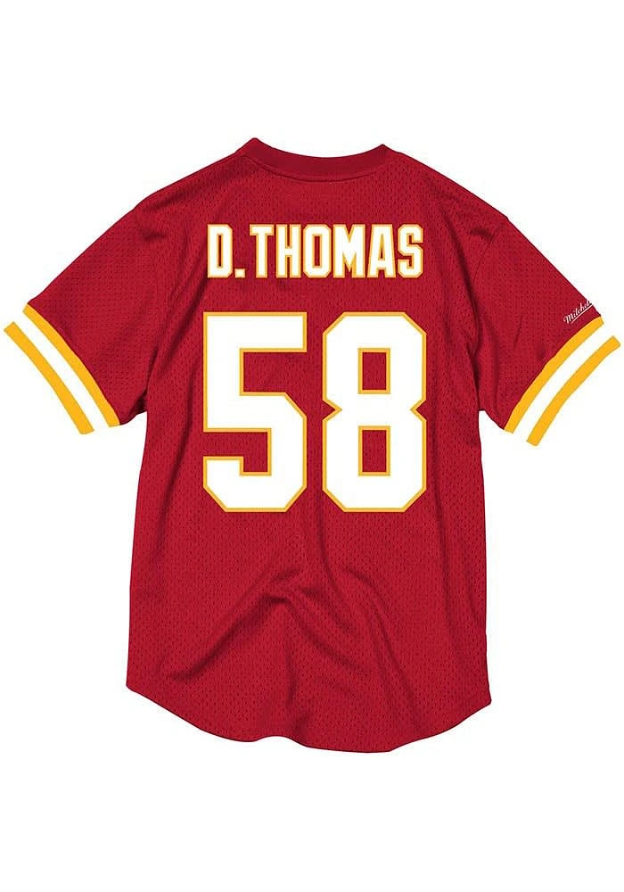 Kansas City Chiefs Derrick Thomas Mitchell AND Ness NAME NUMBER MESH Throwback Jersey