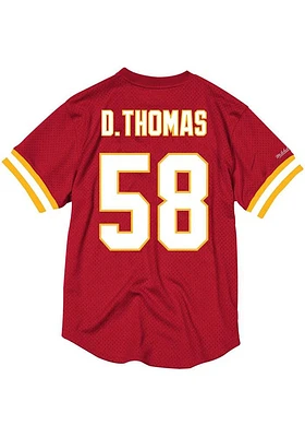 Kansas City Chiefs Derrick Thomas Mitchell AND Ness NAME NUMBER MESH Throwback Jersey