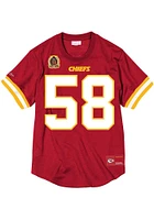 Kansas City Chiefs Derrick Thomas Mitchell AND Ness NAME NUMBER MESH Throwback Jersey