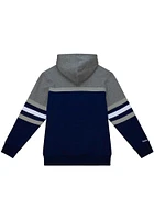 Mitchell and Ness Indianapolis Colts Mens Blue HEAD COACH Fashion Hood