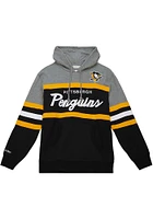 Mitchell and Ness Pittsburgh Penguins Mens Black Head Coach Fashion Hood
