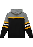 Mitchell and Ness Pittsburgh Penguins Mens Black Head Coach Fashion Hood