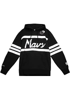 Mitchell and Ness Dallas Mavericks Mens Black CAMO REFLECTIVE Fashion Hood