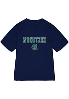 Dallas Mavericks Womens Mitchell and Ness Mesh Fashion Basketball Jersey - Navy Blue