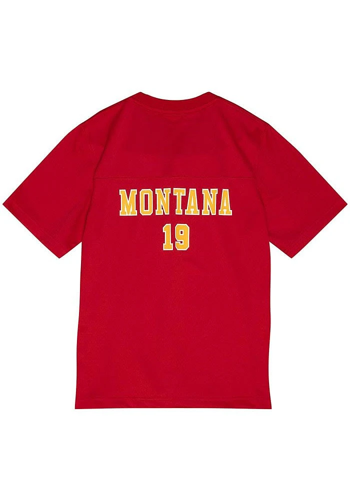 Kansas City Chiefs Womens Mitchell and Ness Mesh Fashion Football Jersey - Red