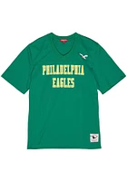 Philadelphia Eagles Womens Mitchell and Ness Mesh Fashion Football Jersey - Kelly Green