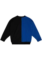 Mitchell and Ness Dallas Mavericks Womens Blue Big Face Crew Sweatshirt