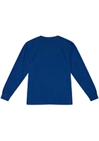 Mitchell and Ness St Louis Blues Blue LOGO Long Sleeve T Shirt