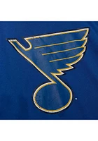 Mitchell and Ness St Louis Blues Blue LOGO Long Sleeve T Shirt