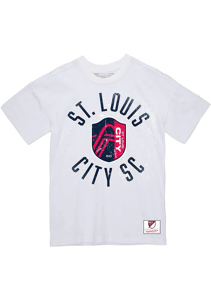 Mitchell and Ness St Louis City SC White Legendary Short Sleeve T Shirt