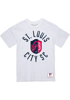 Mitchell and Ness St Louis City SC White Legendary Short Sleeve T Shirt