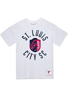 Mitchell and Ness St Louis City SC White Legendary Short Sleeve T Shirt