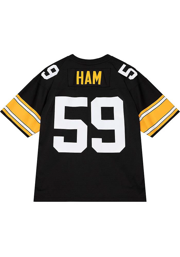 Pittsburgh Steelers Jack Ham Mitchell and Ness 1976 Replica Throwback Jersey