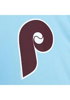 Mitchell and Ness Philadelphia Phillies Light Blue TRADITIONAL Short Sleeve T Shirt