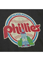 Mitchell and Ness Philadelphia Phillies Charcoal UNDER THE LIGHTS Short Sleeve T Shirt