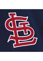 Mitchell and Ness St Louis Cardinals Mens Red Fleece 2.0 Long Sleeve Zip Fashion