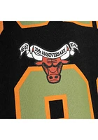 Dennis Rodman Chicago Bulls Black Flight Short Sleeve Player T Shirt