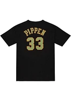 Scottie Pippen Chicago Bulls Black Flight Short Sleeve Player T Shirt