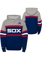 Mitchell and Ness Chicago White Sox Youth Black Head Coach Long Sleeve Hoodie