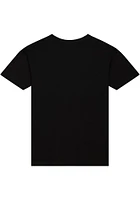 Mitchell and Ness Detroit Pistons Black Cracked Cement Short Sleeve T Shirt