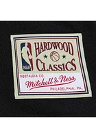 Mitchell and Ness Detroit Pistons Black Cracked Cement Short Sleeve T Shirt