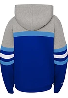 Mitchell and Ness Kansas City Royals Youth Blue Head Coach Long Sleeve Hoodie