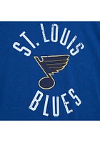 Mitchell and Ness St Louis Blues Blue LEGENDARY SLUB TEE Short Sleeve Fashion T Shirt