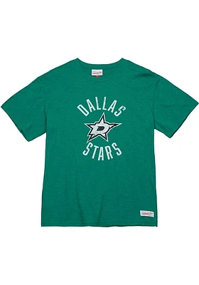 Mitchell and Ness Dallas Stars Kelly Green LEGENDARY SLUB TEE Short Sleeve Fashion T Shirt