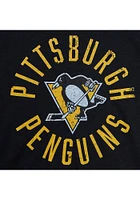 Mitchell and Ness Pittsburgh Penguins Black LEGENDARY SLUB TEE Short Sleeve Fashion T Shirt