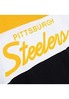 Mitchell and Ness Pittsburgh Steelers Mens Black COTTON Short Sleeve Tank Top