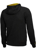 Mitchell and Ness Iowa Hawkeyes Mens Black French Terry Fashion Hood