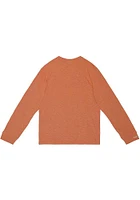 Mitchell and Ness Texas Longhorns Burnt Orange Slub Long Sleeve Fashion T Shirt