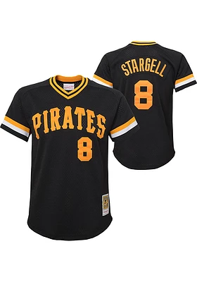 Willie Stargell  Mitchell and Ness Pittsburgh Pirates Youth Black MLB Player Jersey