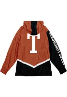 Mitchell and Ness Texas Longhorns Mens Burnt Orange Windbreaker Light Weight Jacket