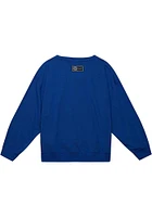 Mitchell and Ness St Louis Blues Womens Blue Logo Crew Sweatshirt