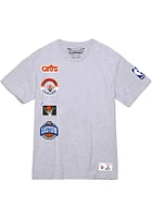 Mitchell and Ness Cleveland Cavaliers Grey CITY COLLECTION SS TEE Short Sleeve T Shirt