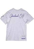 Mitchell and Ness Cleveland Cavaliers Grey CITY COLLECTION SS TEE Short Sleeve T Shirt