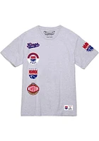 Mitchell and Ness Kansas CITY Kings Grey COLLECTION SS TEE Short Sleeve T Shirt
