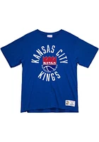 Mitchell and Ness Kansas City Kings LEGENDARY SLUB TEE Short Sleeve Fashion T Shirt